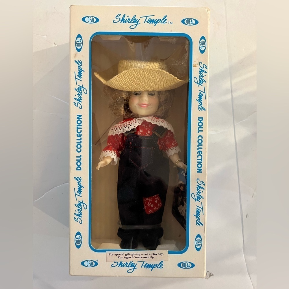 Vintage Ideal Shirley Temple 8 inch Doll from 1982 Collection
